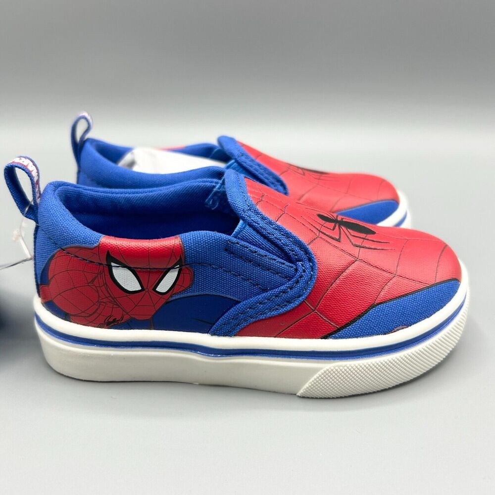 Marvel Spider-Man Slip-On Sneakers Toddle Boys Size 7